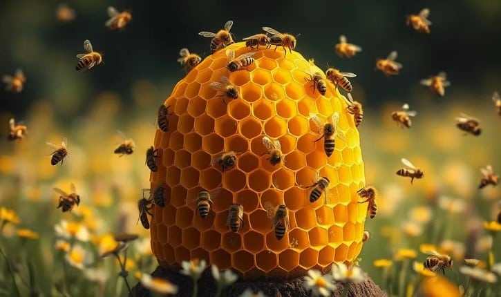 Mơ thấy tổ ong và con số lộc lá nên đánh